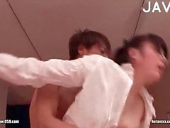 Small tits Japanese gets banged