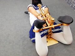 Sudice giapponese studentessa di acquisisce scopata in uniform