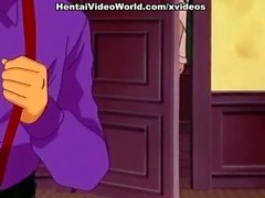 Double penetration with huge hentai dicks