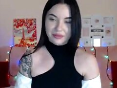 Brünette Amateur -Webcam Teen entlarvt