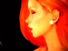 Hot 3D Redhead lecca una figa mentre viene scopata