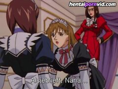 di hentai Maids get il gusto di lezdoms le fantasie sporca