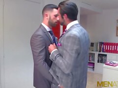 Menatplay Gays dans les costumes Mike De Marko Et Putain Ensoleillé Colucci