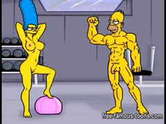 Famous Toons Simpsons - Simpsons porn parody - sex video N13308378