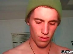 Twinks hazed group sex