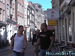 Dutch prostituerad nersprutad med sperma