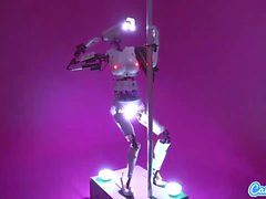 Twerks stripper sexbot