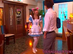 Dicksucking cfnm japanese teen bukkaked