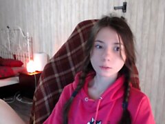 Brunette Amateur webcam Teen exposé