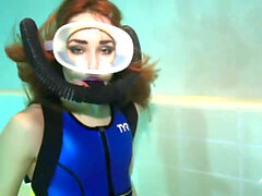 Recent, scuba girl, scuba new