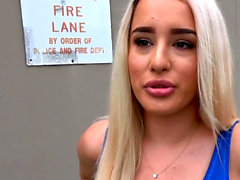 Mila Marx - Kurvikas Blonde Rides Dick In Garage