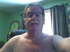 abuelo cum en la webcam