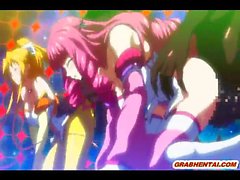 Anime Busty I coed gang bang difficile dai mostri