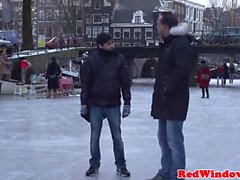 Amsterdam Touristenfelder echte Hooker auf Kamera