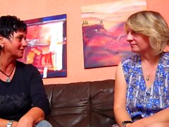 Femme mature allemande parle de femme de ménage laid à la FFM 3Some avec son mari