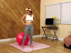 Anastasia Knight Yoga Ball Dildo GM