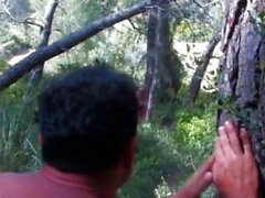 EroCom - Wild threesome with analsex in the woods with a