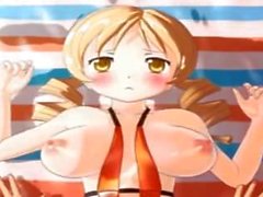 Tiempo divertido en la playa con Tomoe Mami