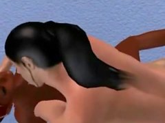 Crazy Big 3D Cartoon Black Tits Hardcore