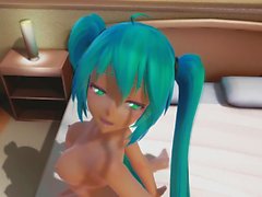 MMD - Hatsune Miku Dança Nua (Doce Diabo)