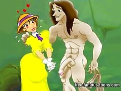 Tarzan de e Jane adolescente a orgia incondicionais