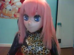 Kigurumi Il lattice seduta