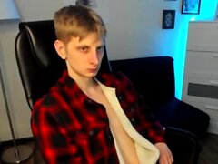 Sexy twink europeo solo sacudida