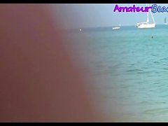 Nudista Amateur Voyeur Playa Primer plano Vídeo