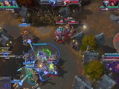 Heroes of the Storm 25-0 victoria fácil clasificado rekt en paz-