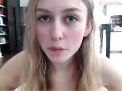 Sexig amatör Hot Blond Teen Show Webkamera