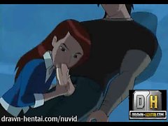 De ben 10 de la pornografía - Gwen se ahorra Kevin con una mamada