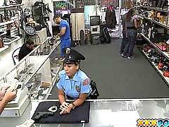 Fucking Sexy Police Officer In My Pawnshop