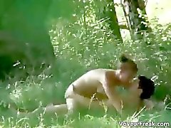 Una coppia di il parco voyeur di webcam in della clip part3
