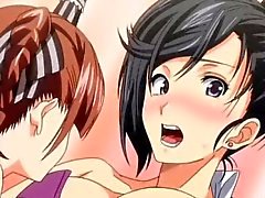 Hottest comico , romanticismo anime video con big censurata