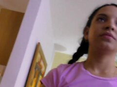 Beautiful maid Matilde Ramos squirting in hot POV fuck