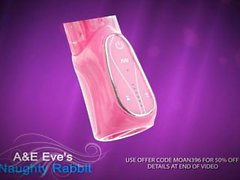 Vibrateur de lapin de vilaine du A & électronique Eve pour clitoridien & du point G stimulation du à 50 % O