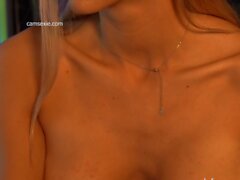super slim dutch blonde masturbating on webcam
