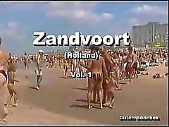 Зандвоорт Голландская пляже топлесс Нудистский Titties 12