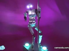 CamSoda - Seks Robot cam kız twerks ve orgazm