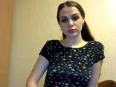 Söpö Brunette Teen Amateur CFNM Blowjob ja kasvojen