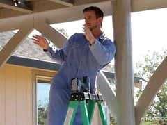 NextDoorBuddies Hunky Handyman Found Masturbating