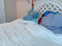 greatest stupid teenage doll tiring on webcam