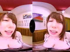 Pov VR с массивной японской девушкой - азиатские сиськи