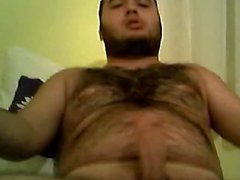 Hairy turkish cub jerking off