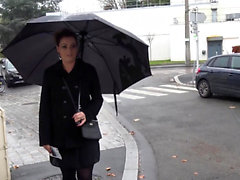 french girl streetside pick