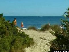 Joy gets fucked at the beach