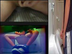 Spying Str8 Guys HARD Cocks in Toilets,gym showers and Urinals