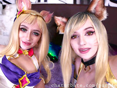 Ahri, anime monster, cosplay anal