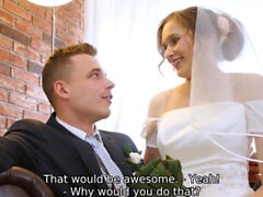 HUNT4K. Attractive Czech bride spends first night