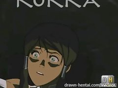 Avatar Hentai - Toph için su dokunaçların